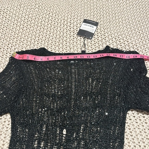 NWT the Ragged Priest Siren Sequin Distressed Knit Maxi 10 M - Picture 14 of 16